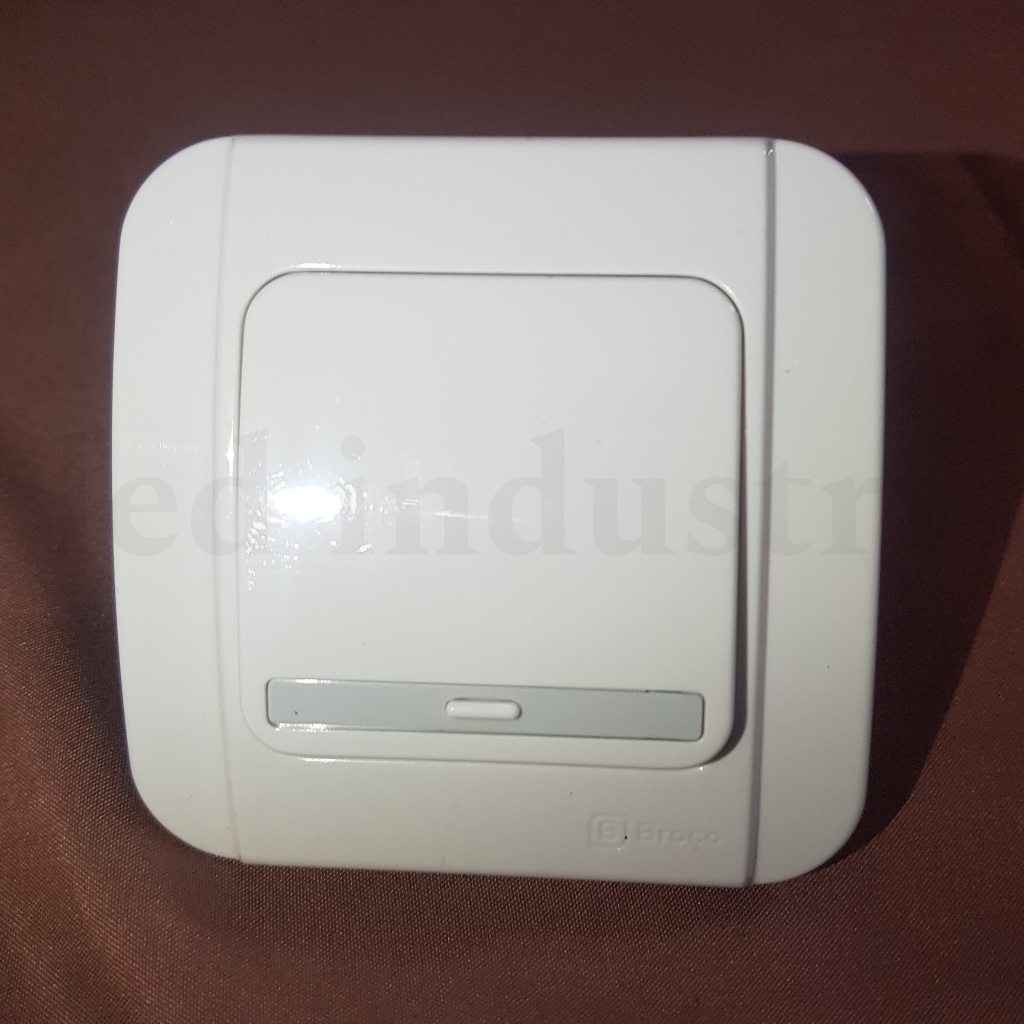 SAKLAR BROCO GALLEO ENKEL SAKLAR LAMPU TUNGGAL [G161]