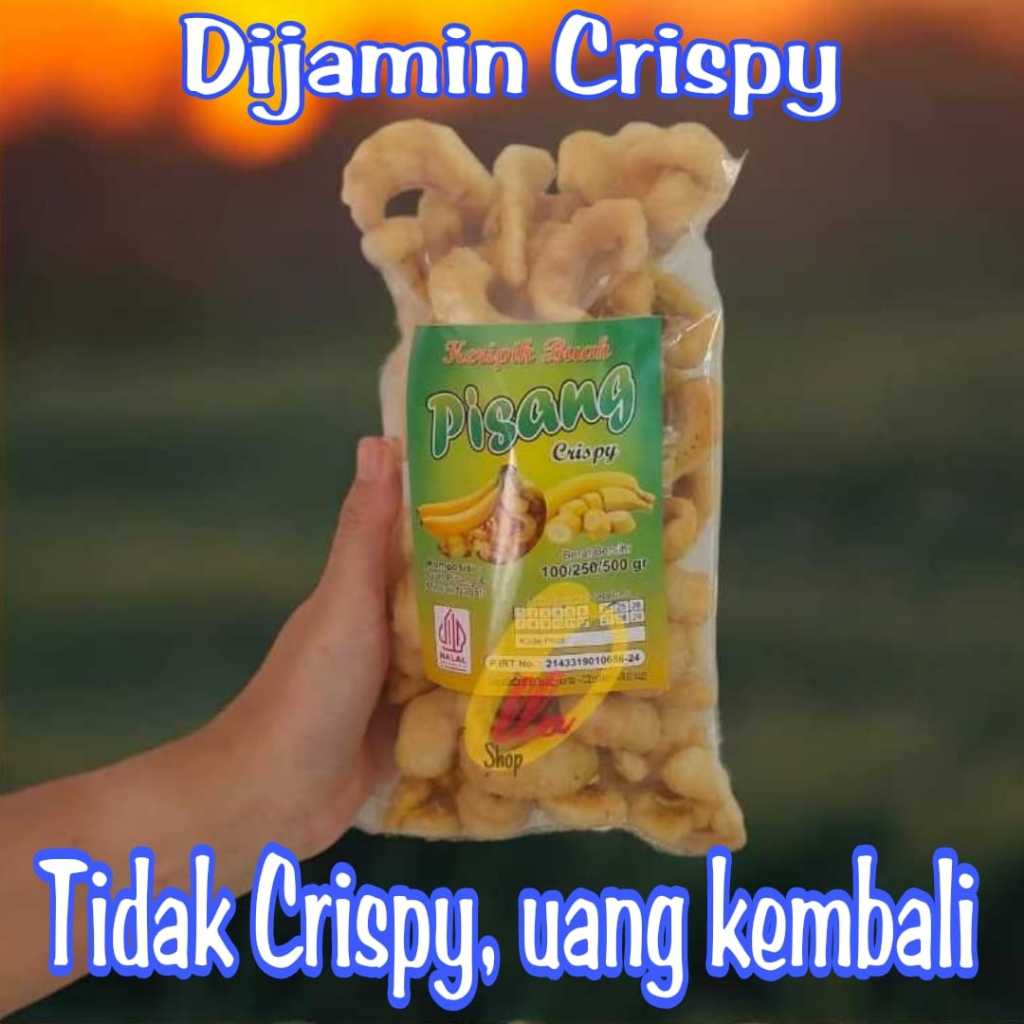 

PISANG CRISPY, RAMBAK PISANG, PISANG CRUNCHY 250GR