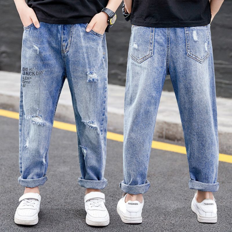 CELANA JEANS ANAK LAKI REMAJA KOREAN STYLE GRAFITI