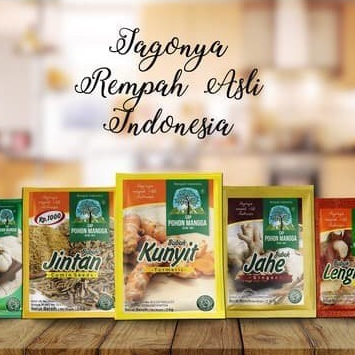 

Bumbu Bubuk Cap Pohon Mangga POMANG - Kemasan 1 Sachet