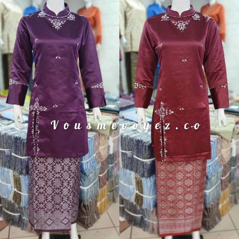 REALPICK KEBAYA KURUNG MELAYU PAYET JAHIT MANUAL / KEBAYA KURUNG PAYET JAHIT / STELAN KEBAYA KURUNG 