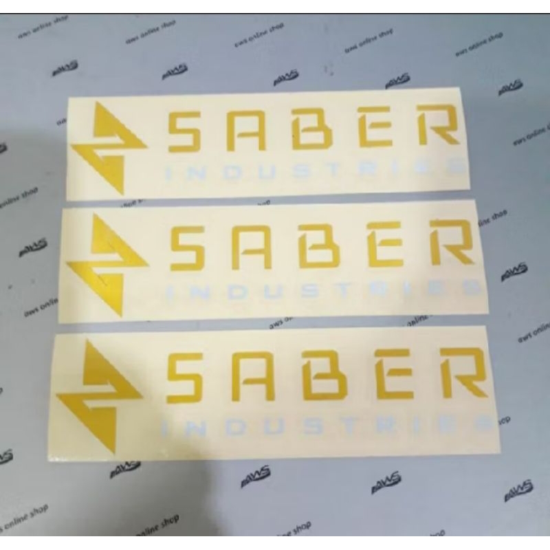 sticker cuting saber industries