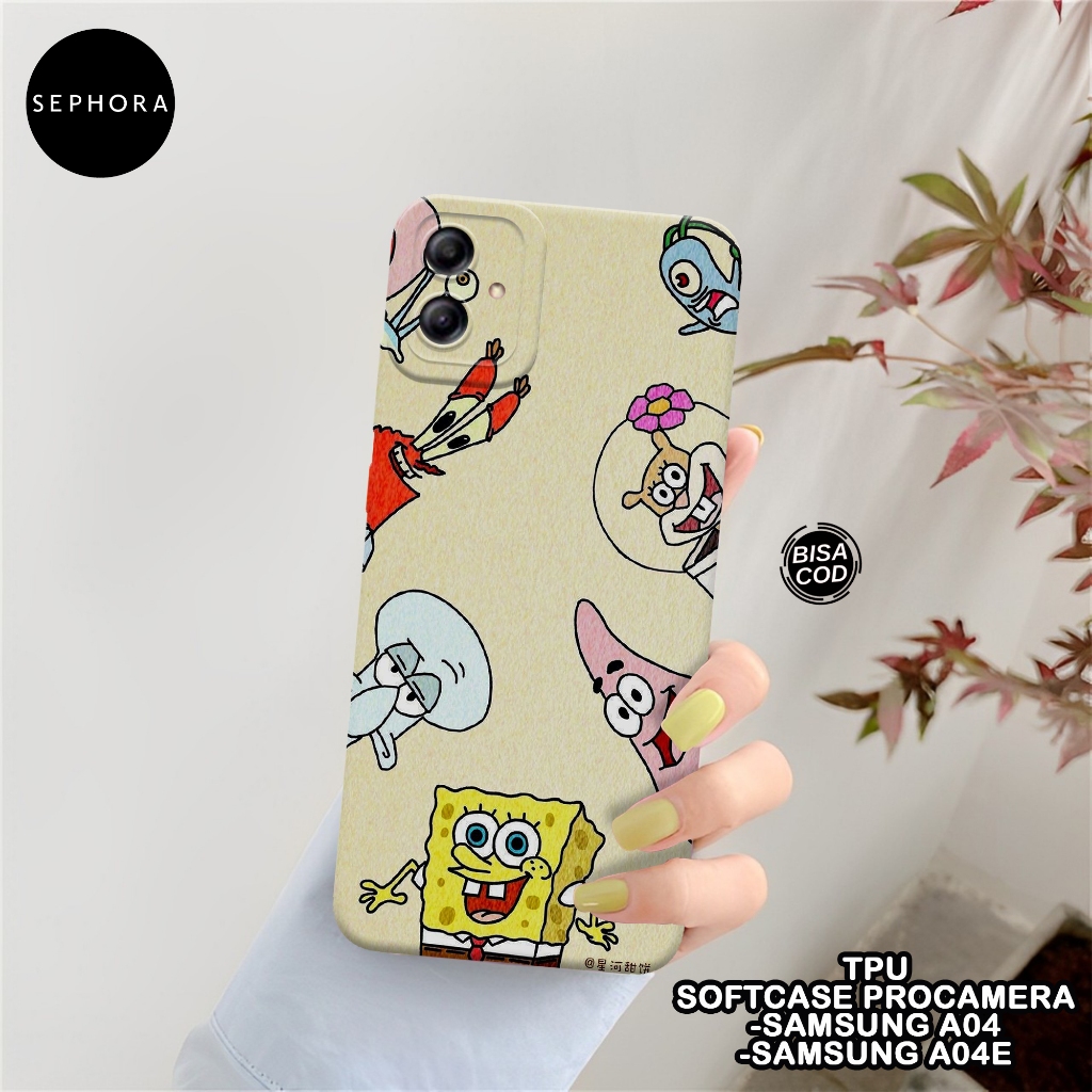 SEPHORA Case Samsung A04 / A04E - Fashion Case Cartoon - Softcase Samsung A04 / A04E - Case Pro Came