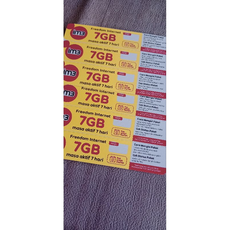 VOCER INDOSAT -  7GB/7HR