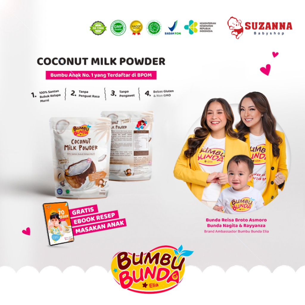 

Bumbu Bunda Elia Coconut Milk Powder -- 150gr