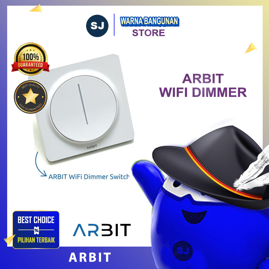 ARBIT SMART WIFI SAKLAR REDUP DIMMER SWITCH TUYA
