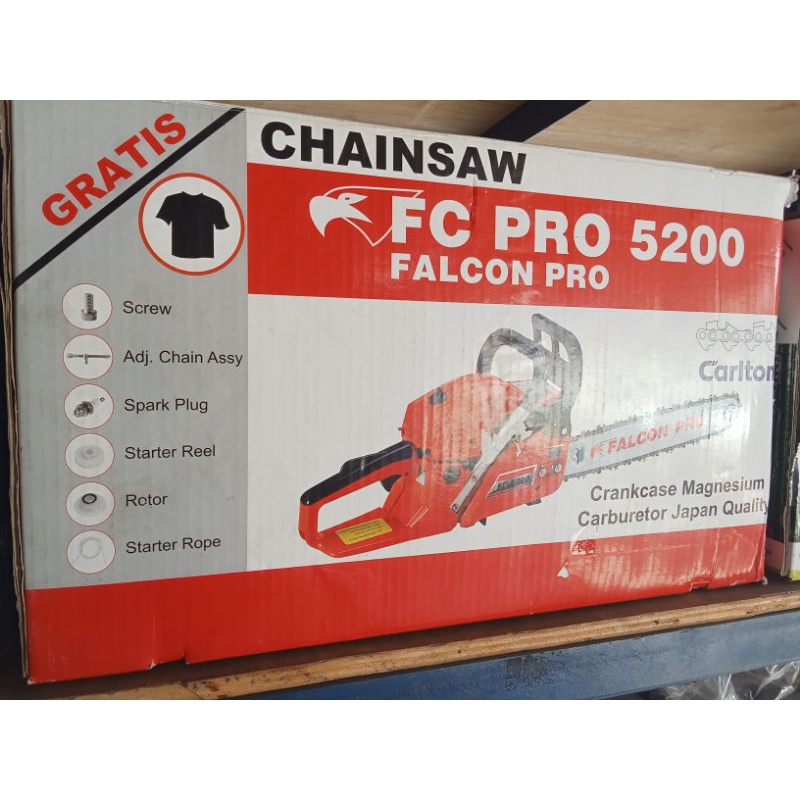 MESIN CHAINSAW FALCON PRO 5200