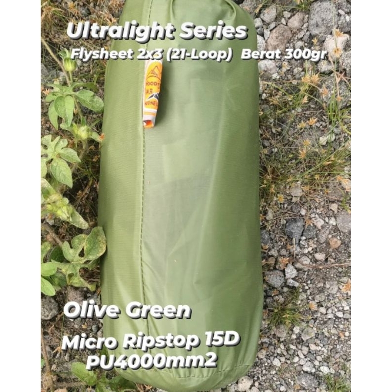 Flysheet 2x3 The Woodstock Gear Ultralight Series