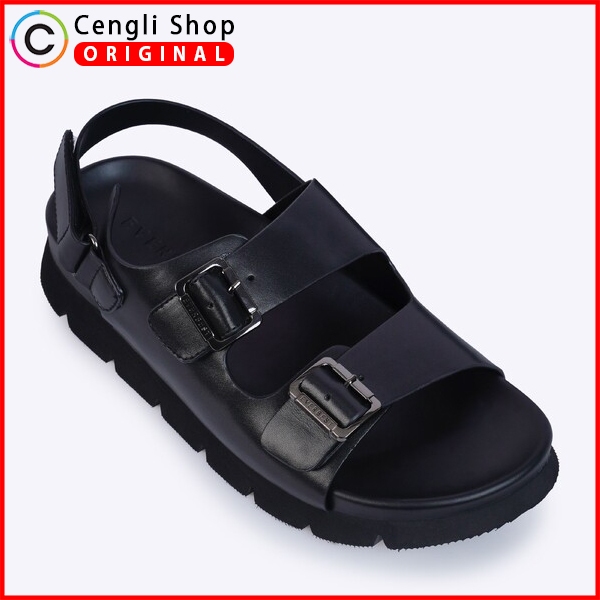 EVERBEST SANDAL SLINGBACK KASUAL PRIA ORIGINAL ASLI ORI SENDAL CASUAL TERBARU HITAM EM07
