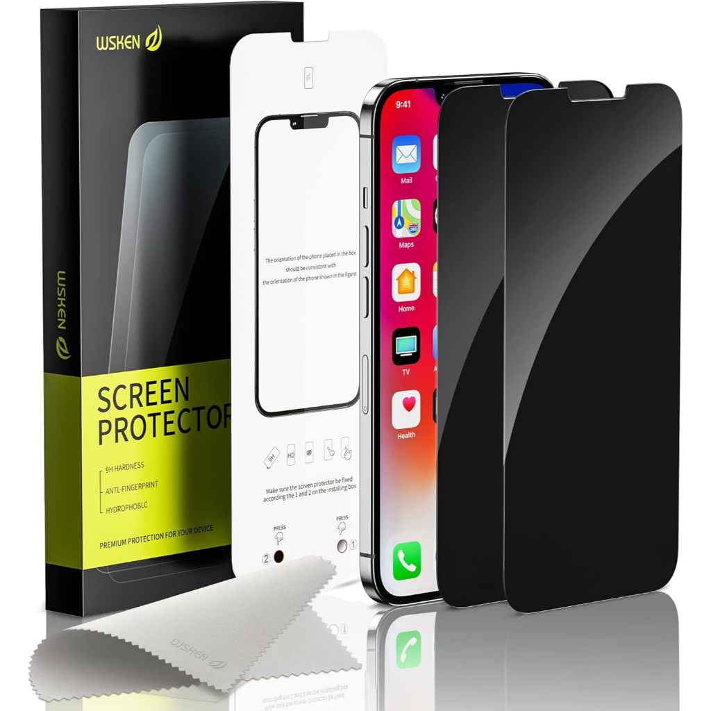 FINGERPRINT UNLOCK  Hydrogel Glossy Anti SPY PRIVACY [KILAP] iPhone 17 Pro Max 17 Air 16E 16 15 14 1