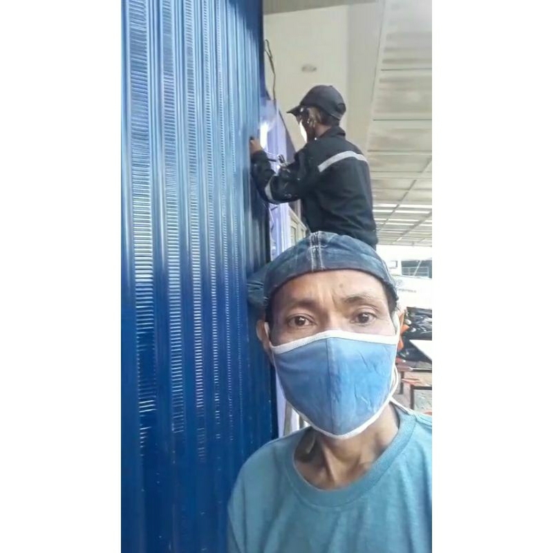 Rolling door folding gate pintu toko pintu ruko pintu sekat pintu pengaman pintu geser pintu dorong 