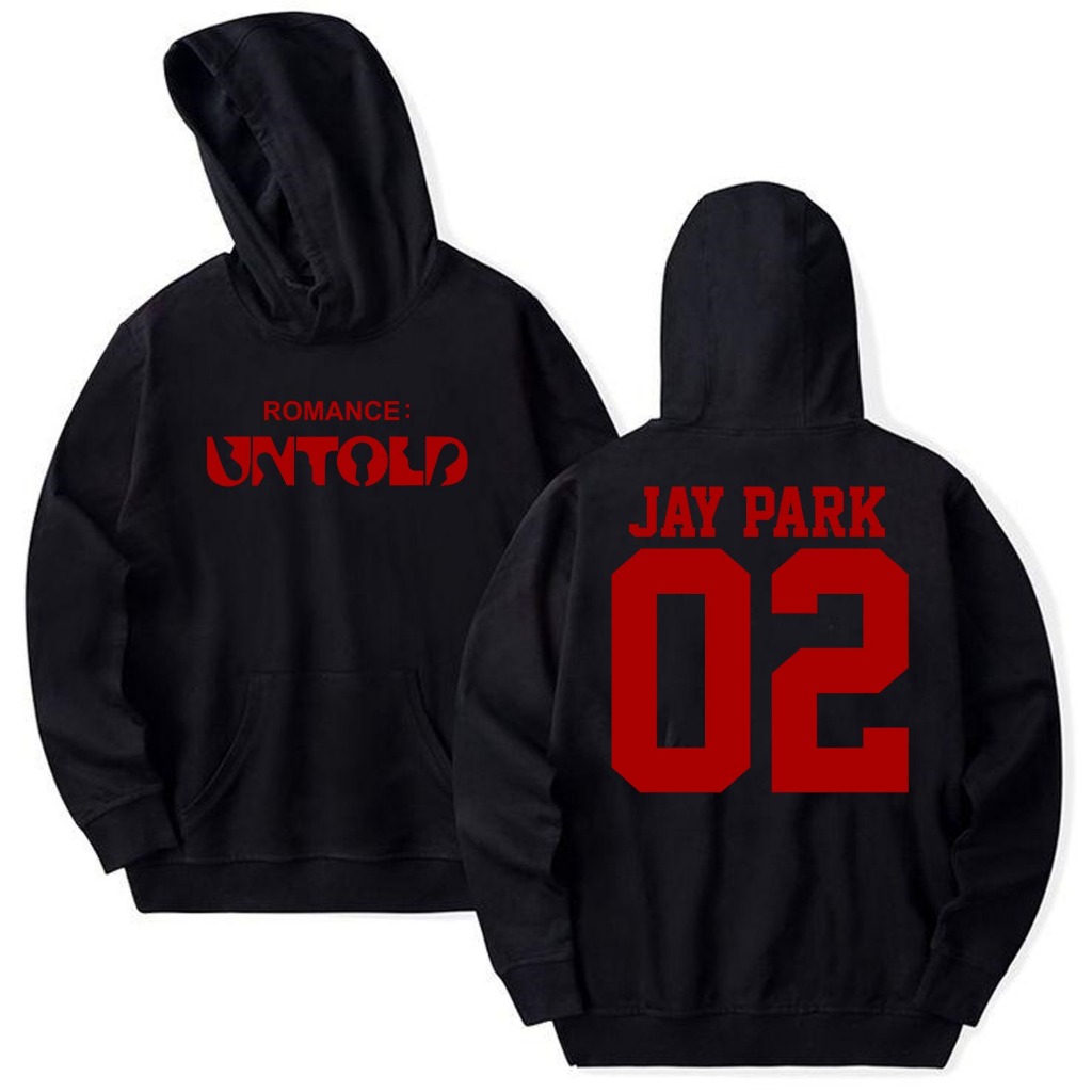 Jaket Hoodie engene romance untold request nama dan member free foto
