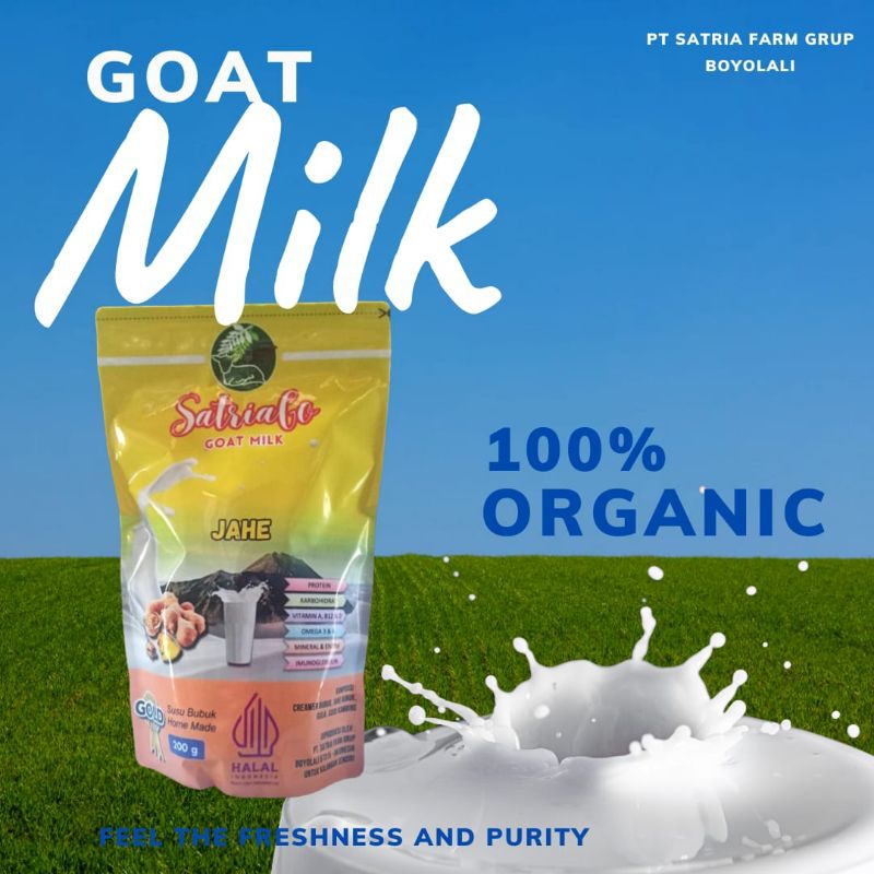 

Susu kambing bubuk/ rasa jahe/ 200 gr