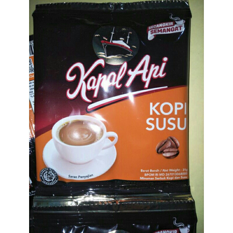 

KAPAL API KOPI SUSU ISI 10 SACHET@31GR