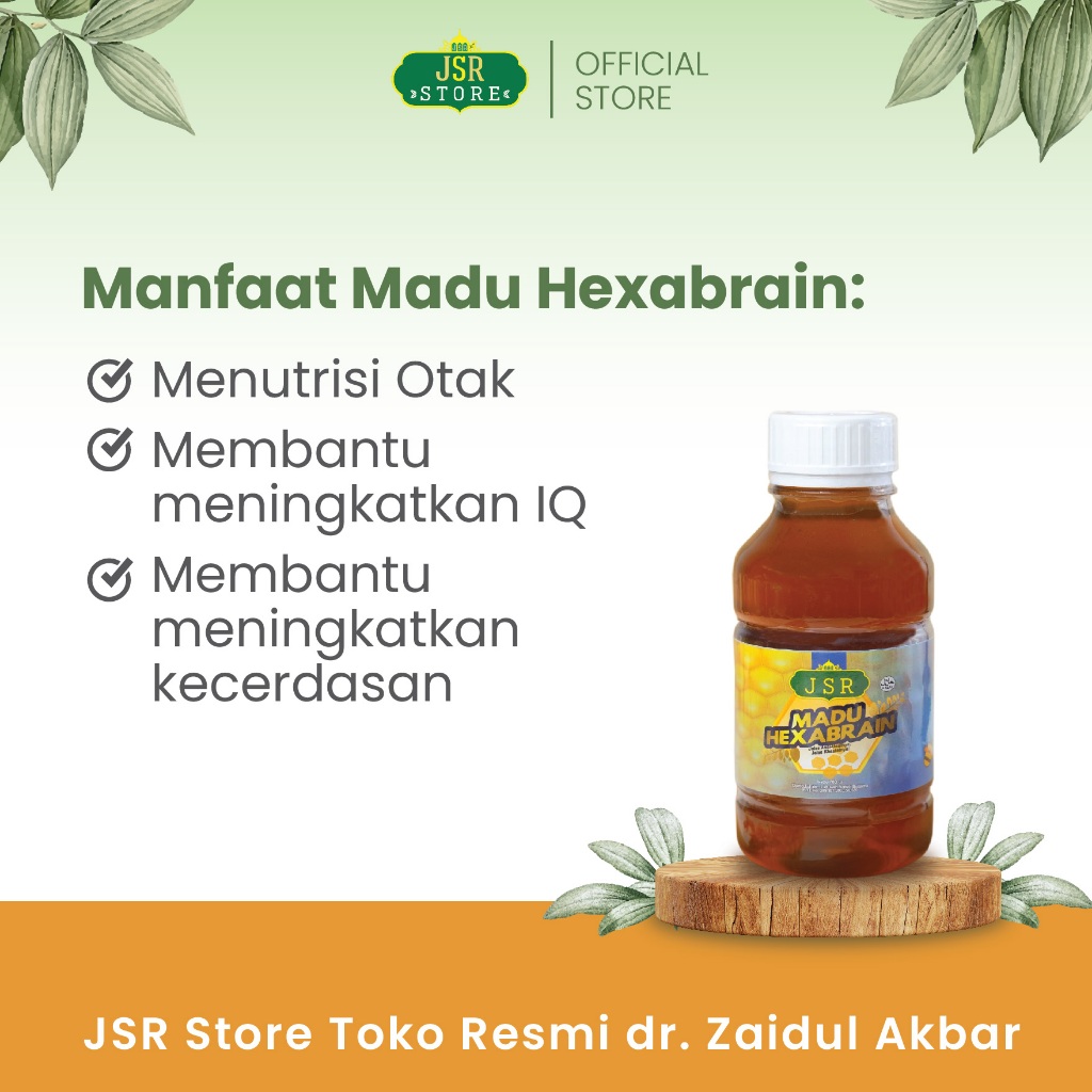 

Ay00! MADU HEXABRAIN JSR Dr Zaidul Akbar Madu Anak 100% & Murni - 760gram
