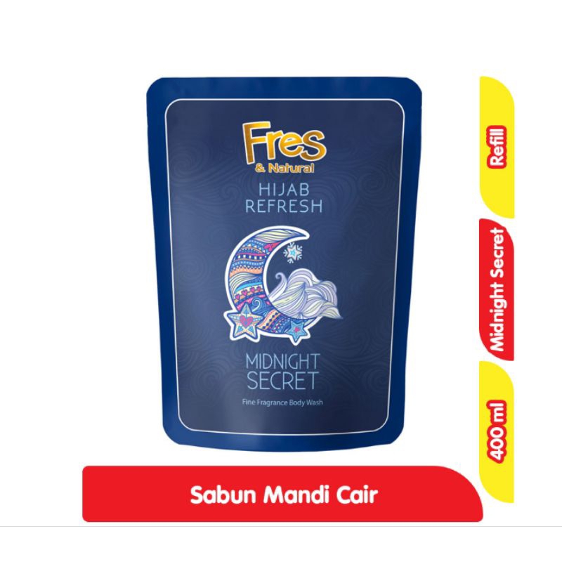 Fres & Natural Hijab Refresh Sabun Mandi Midnight Secret/Cotton Dreams/Pink Cupcake/Berry Macaron / 