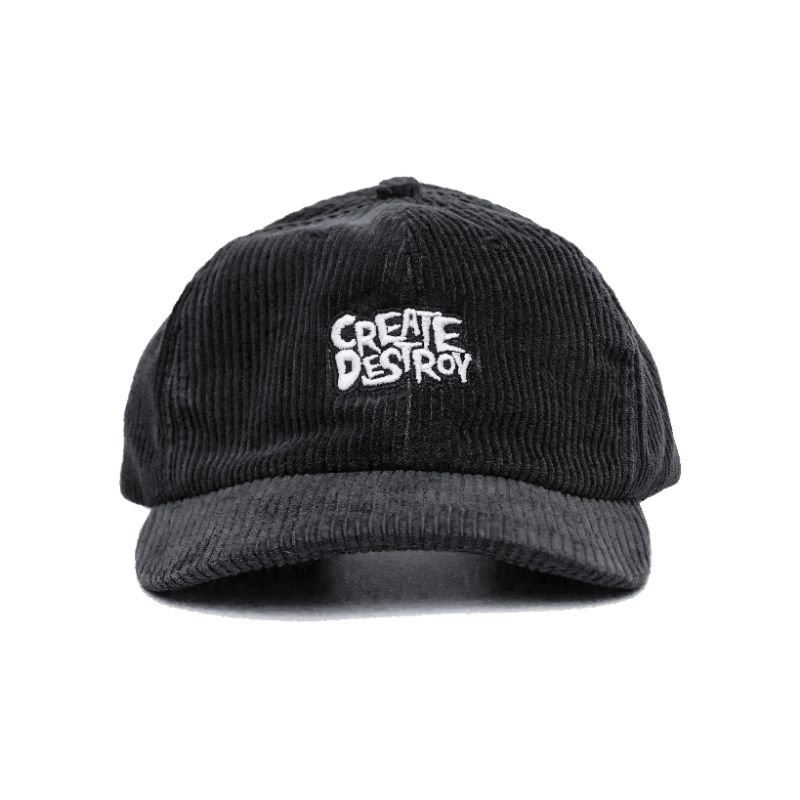 Topi Corduroy Hitam Omidoki Topi Distro Pria