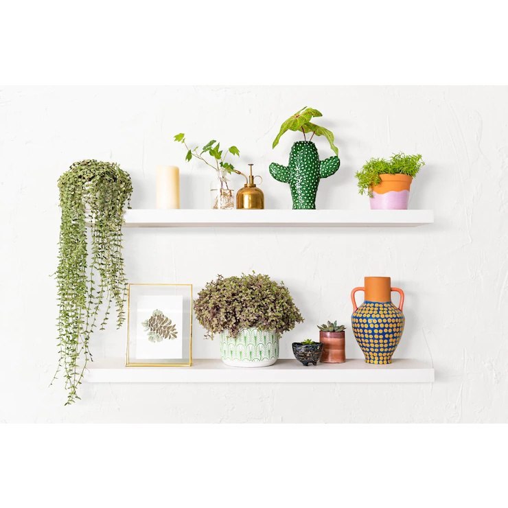 Rak Ambalan Dinding Minimalis Aesthetic Panjang 60 Cm Kayu Kamar Mandi Dapur Serbaguna Lebar 20 Cm