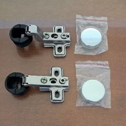 Engsel Sendok Kaca Elco EK-0 EK-16 Chrome Krom Silver