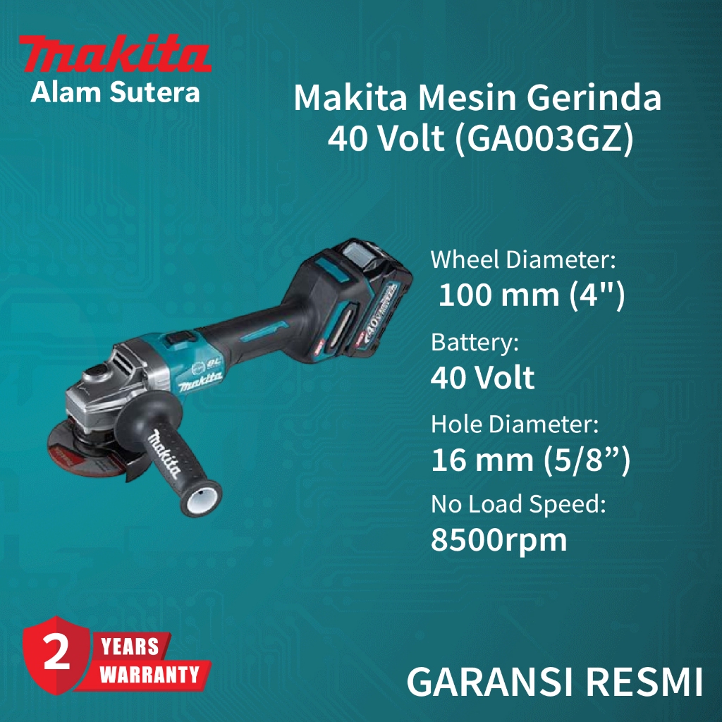 Mesin Gerinda Cordless Makita GA003GZ - Makita Gerinda 4 inch GA003 GZ