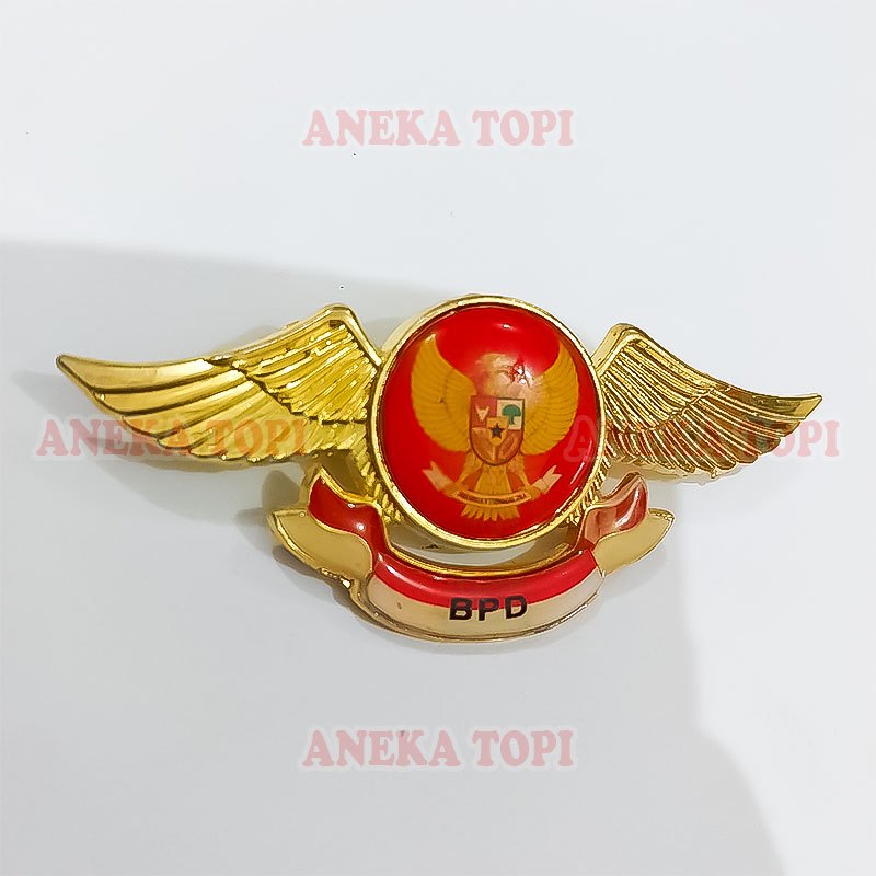 Pin Wing BPD Besar Garuda Merah Pin Wing Logo BPD Besar - Aneka Topi