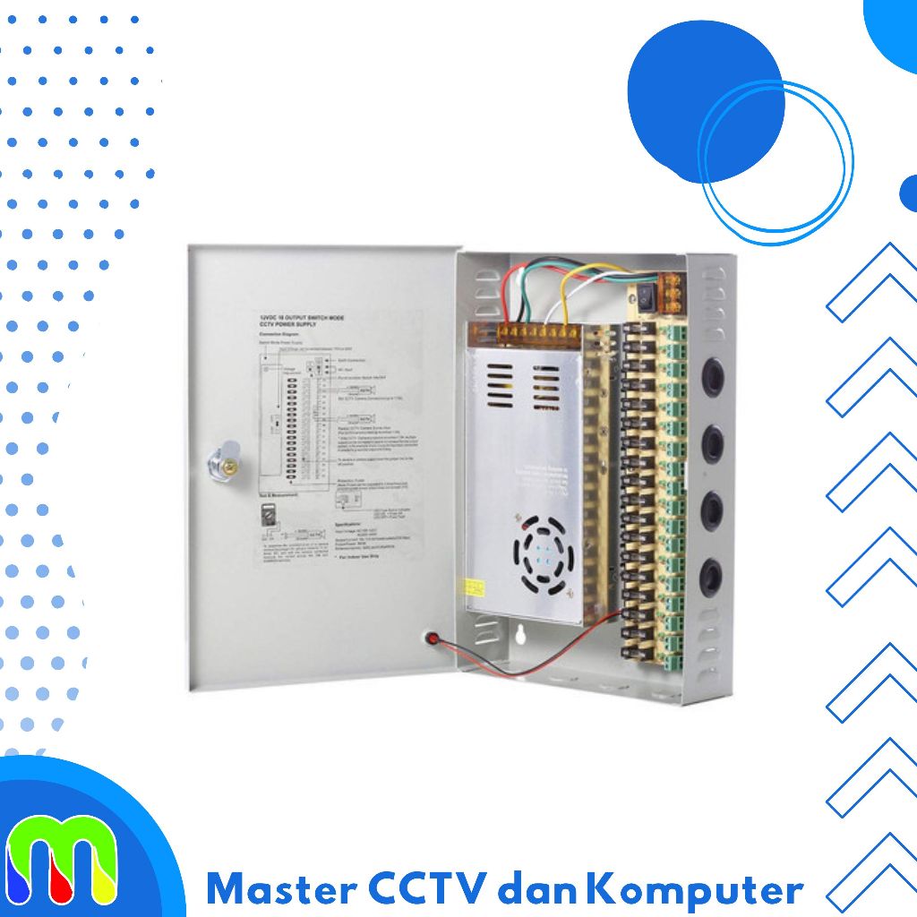 Power Supply PSU 30A / 12V BOX - PSU 30A 12V