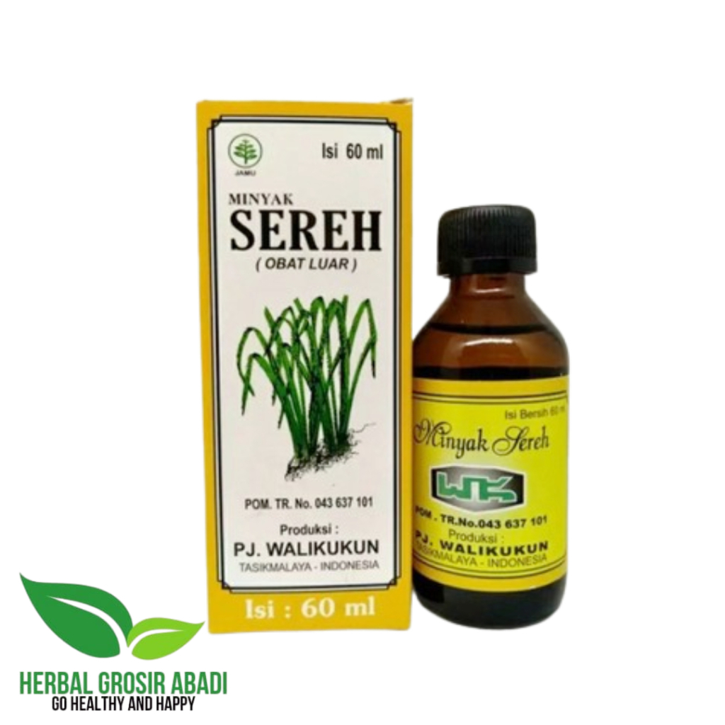 Minyak Sereh Walikukun - Minyak Gosok  - Obat Luar 60ml ORIGINAL