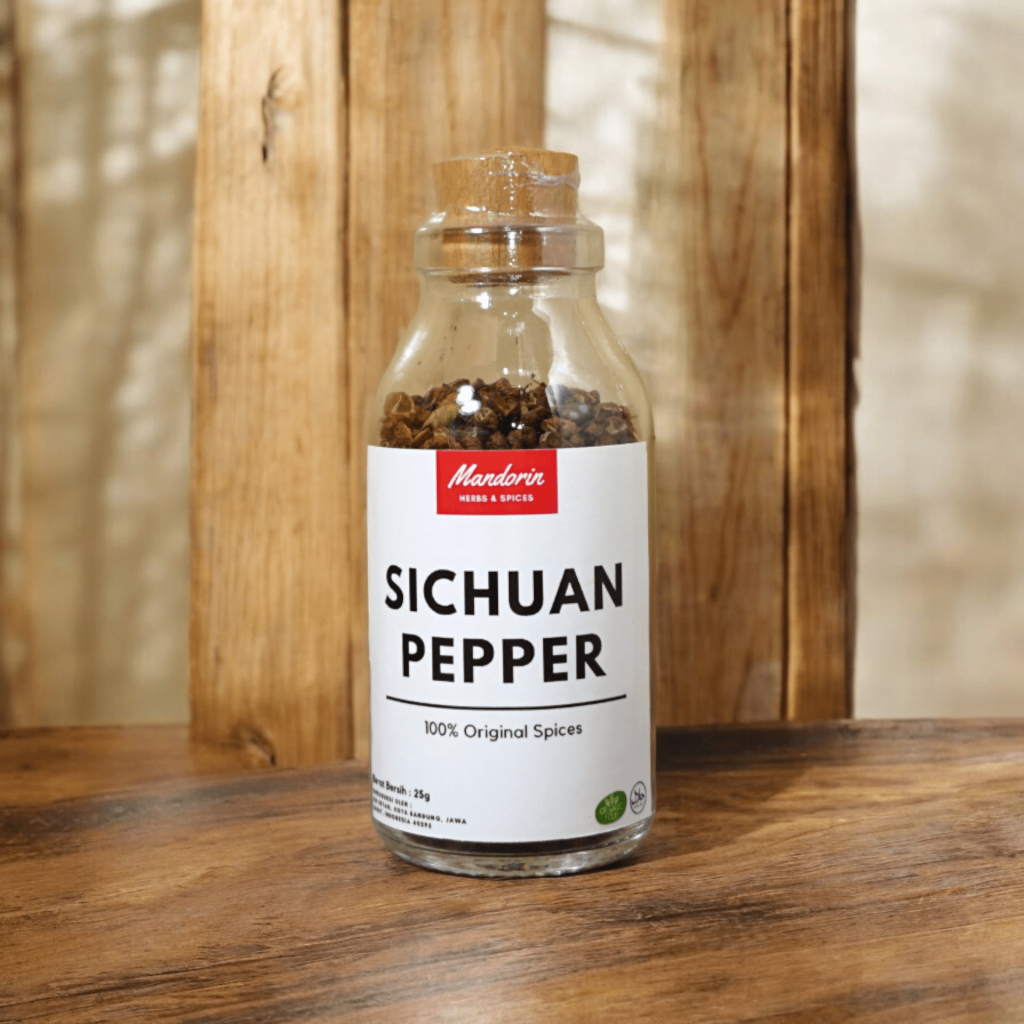 

MANDORIN Sichuan Pepper Halal / Sichuan Peppercorn / Merica Lada Sichuan / Bumbu Dapur Premium