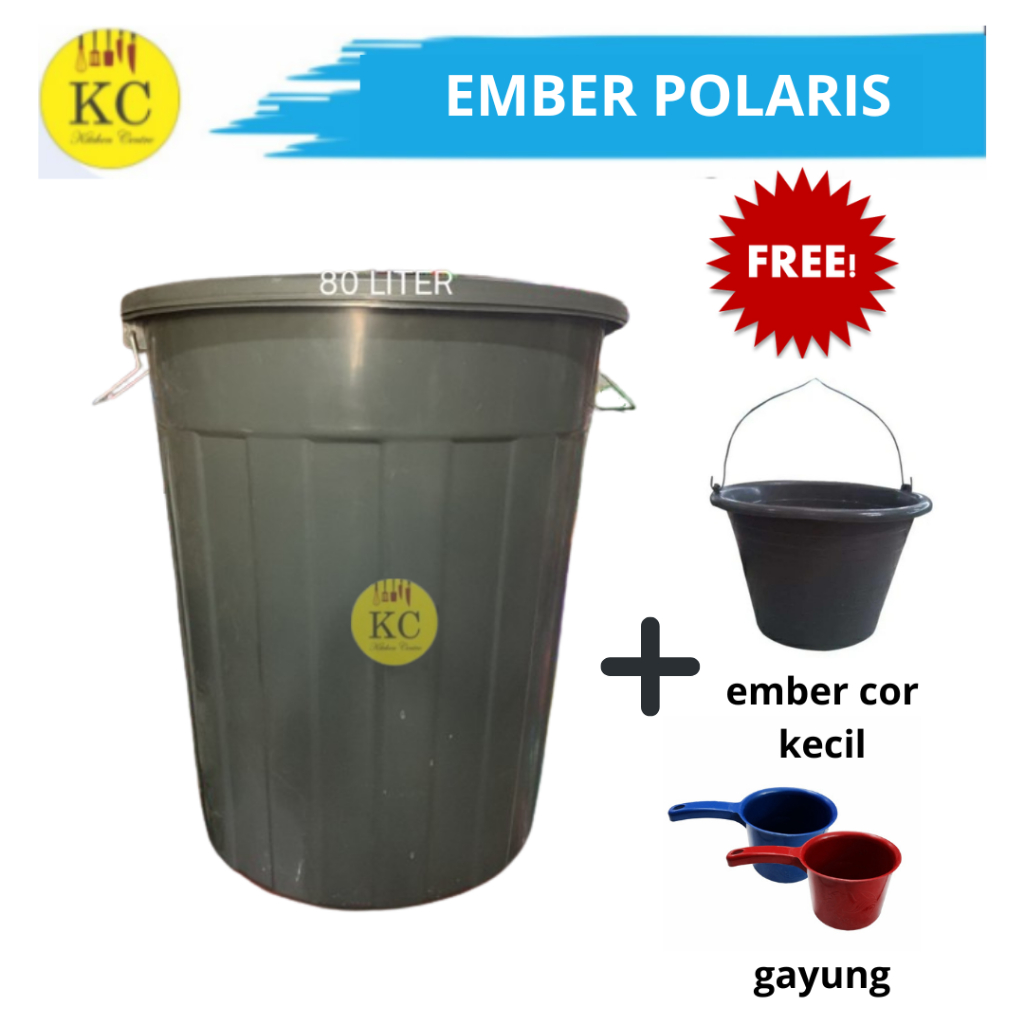 Ember Plastik Besar Ember Plastik Jumbo Tutup Ember Plastik 60 Liter