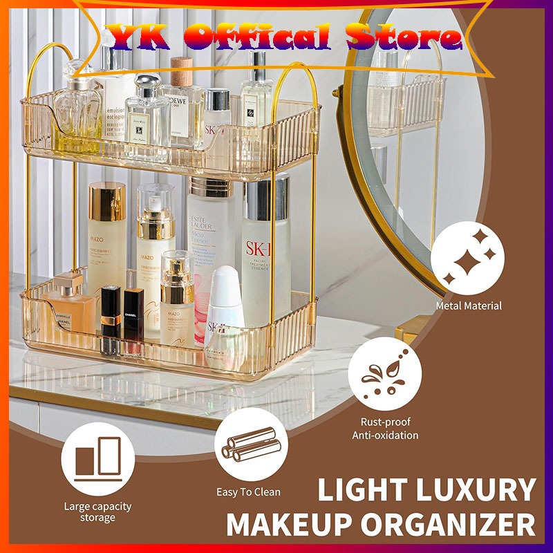 Rak Aqua Gelas Estetik Rak Serbaguna Tempat Kosmetik Tempat Aqua Gelas Estetik Mewah
