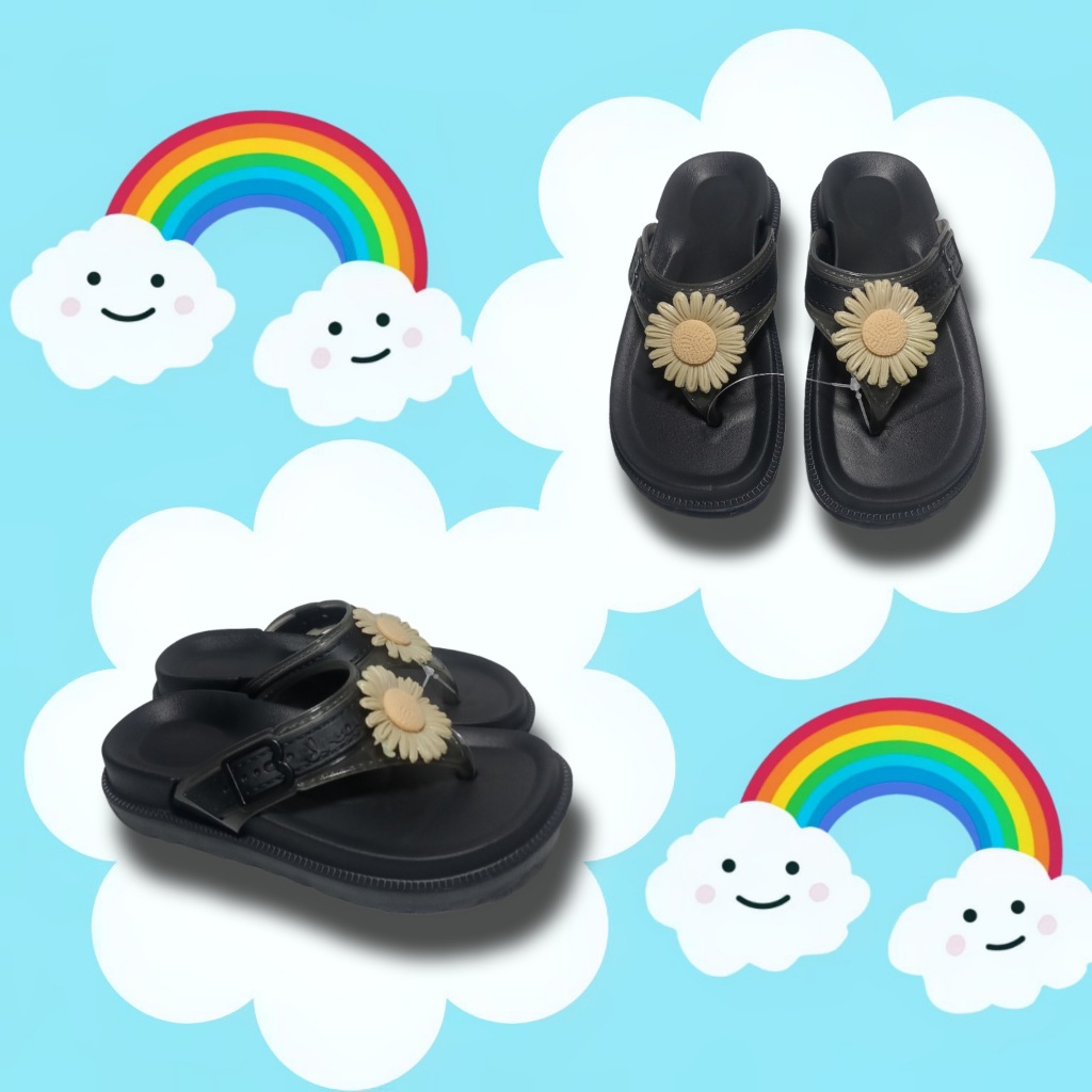 IRSOE SANDAL JEPIT ANAK PEREMPUAN-SANDAL JEPIT MODEL BUNGA-SANDAL JEPIT KARET TERBARU-SANDAL ANAK KE