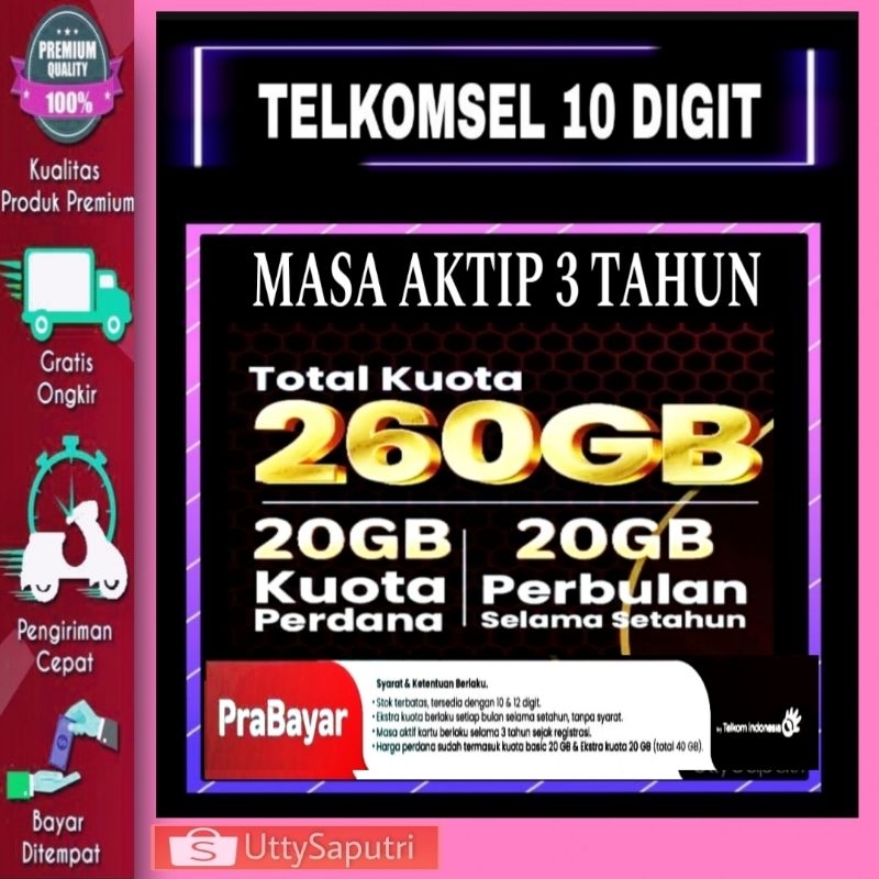 NOMOR TELKOMSEL 10 DIGIT