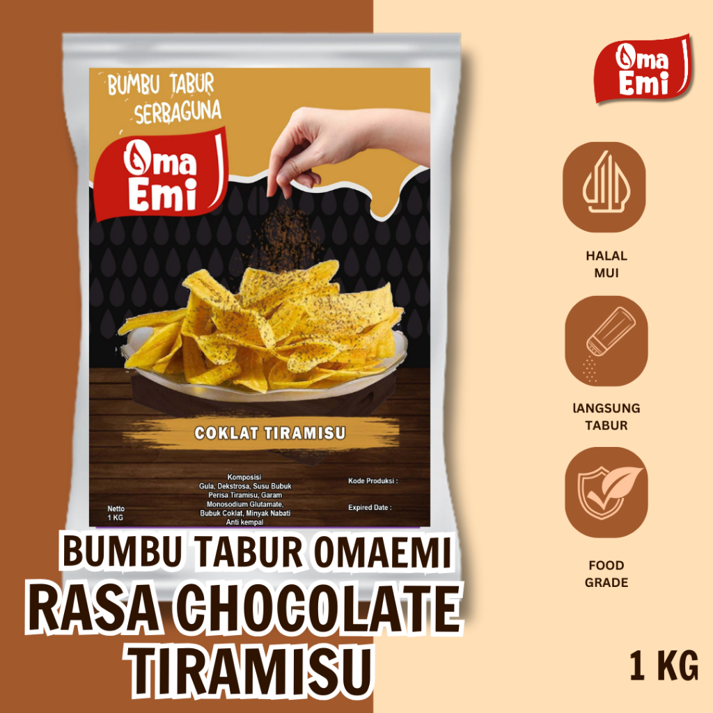 

BUMBU TABUR CHOCOLATE TIRAMISU SEASONING 1KG