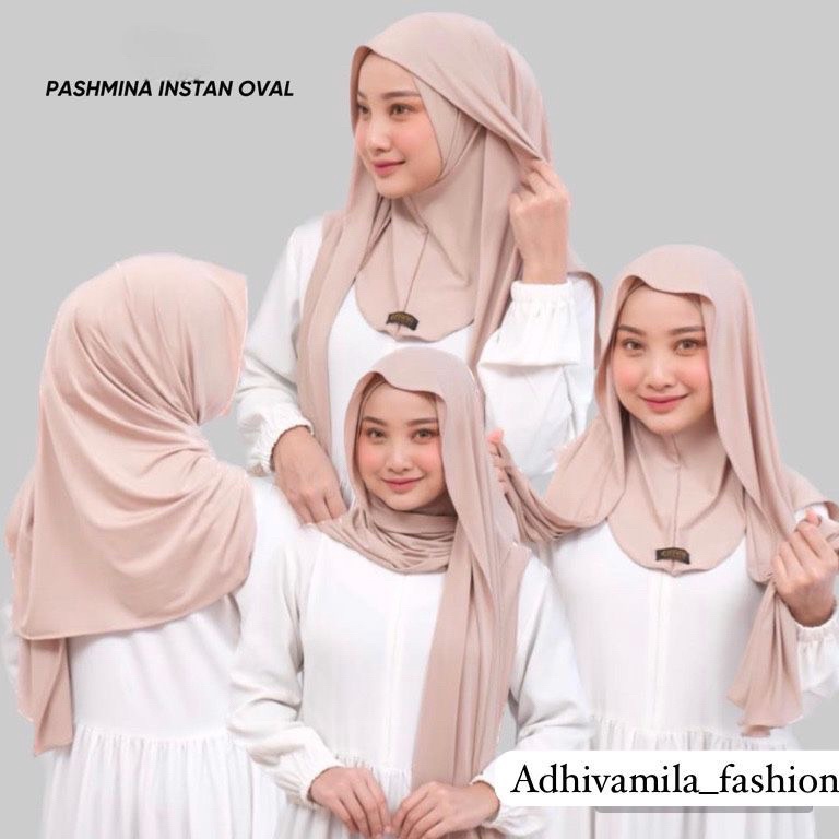 ALGHANI  PASHMINA KAOS JERSEY OVAL INNER NINJA MENUTUPI LEHER KODE R5L9