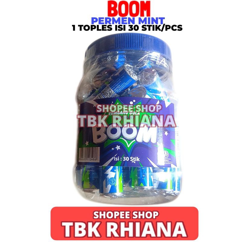 

Boom Permen Stick Rasa Strong Mint 1 Toples Isi 30pcs