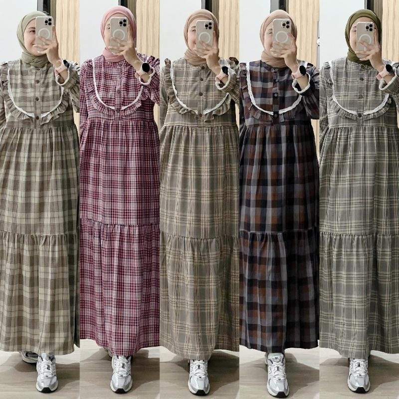 Ready ZAYANA GAGIL dan GAZIA DRESS GAGIL by Ova Gamis Muslim Original