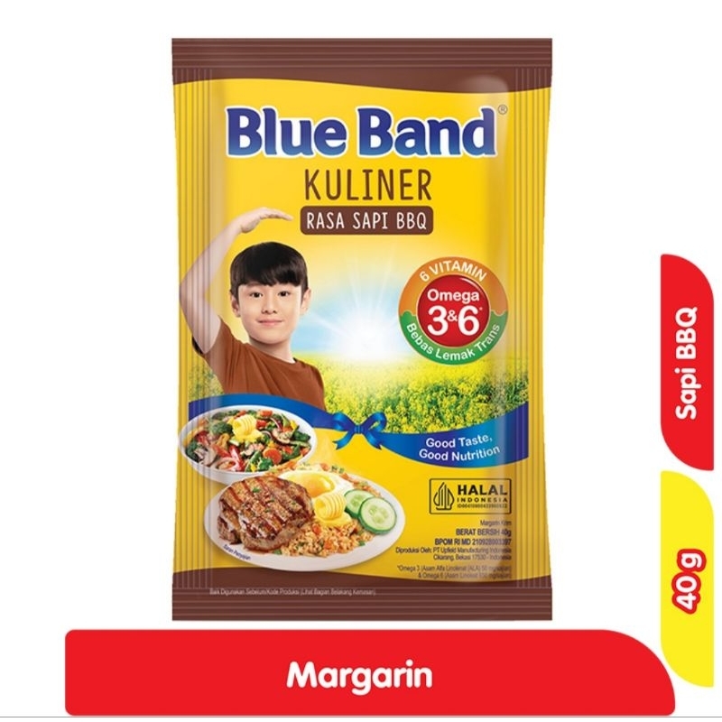 

Blue Band Kuliner Margarin Rasa Sapi BBQ 40 gram