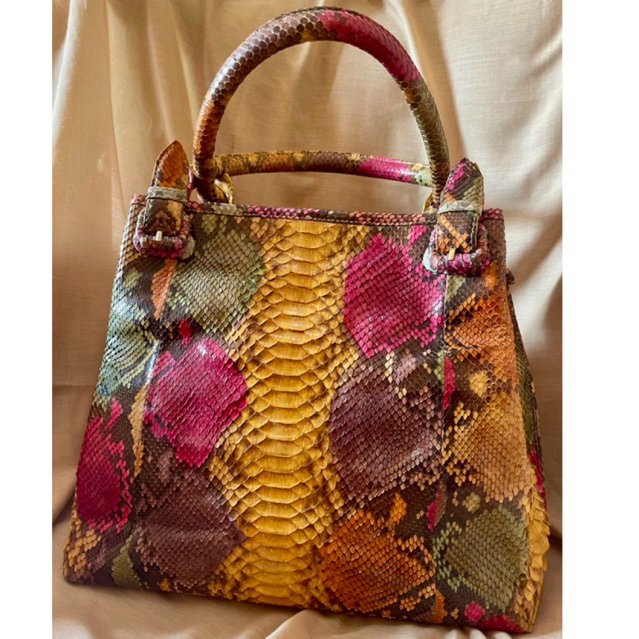 Tas Kulit Preloved Asli Kulit Ular