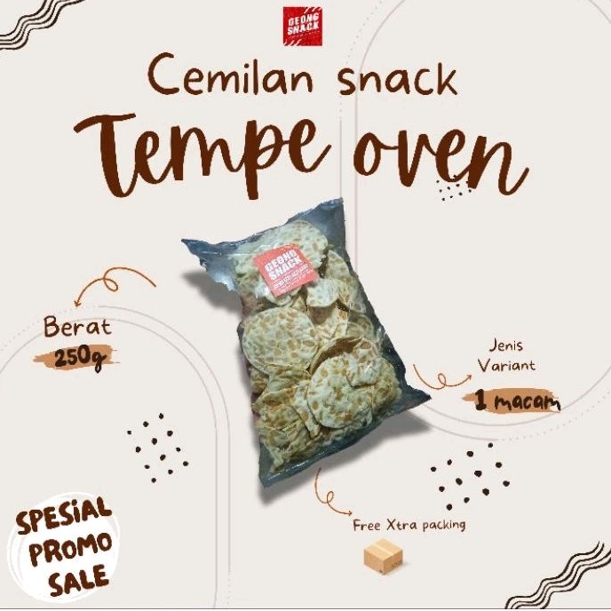 

GEONG SNACK - TEMPE OVEN 250G
