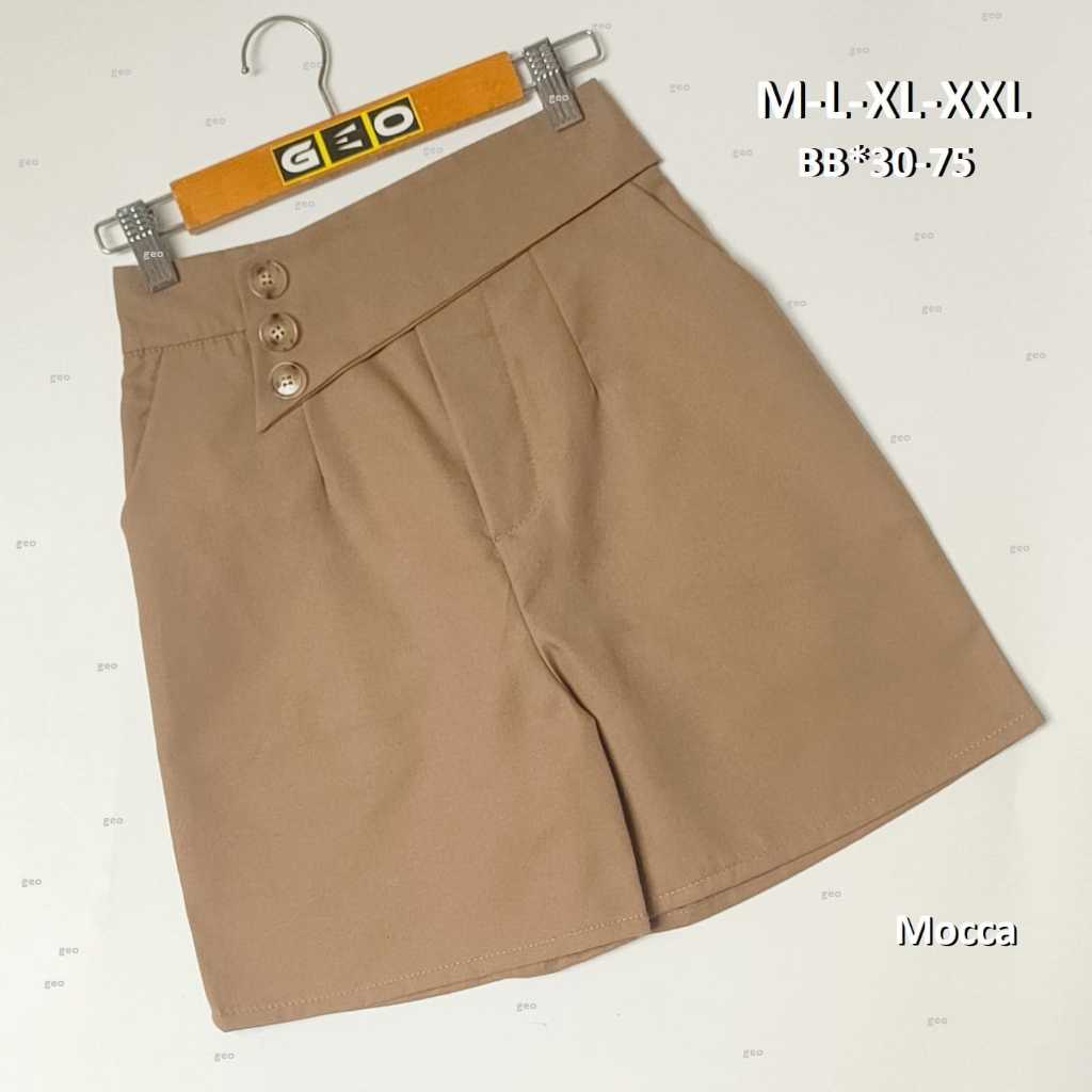 .HotPants Wanita Kekinian Korean Style Highwaist