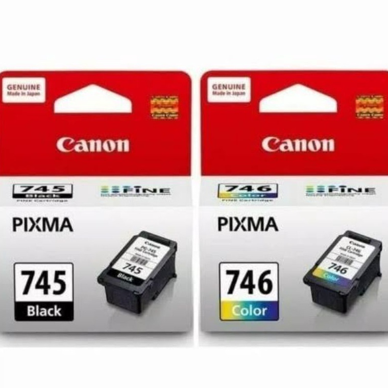 KODE S8Y Tinta cartridge Canon 745 black  746 colour for iP287iP287siP 2872MG247MG257 MG257sMG2577sM
