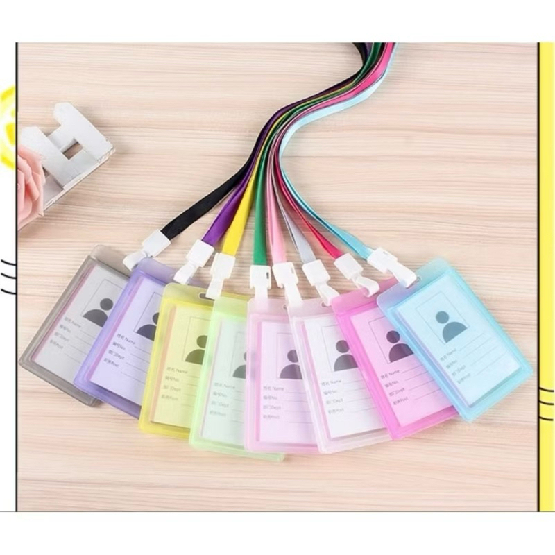 

Name Tag Id Card Transparan Gantungan Kartu Transparan