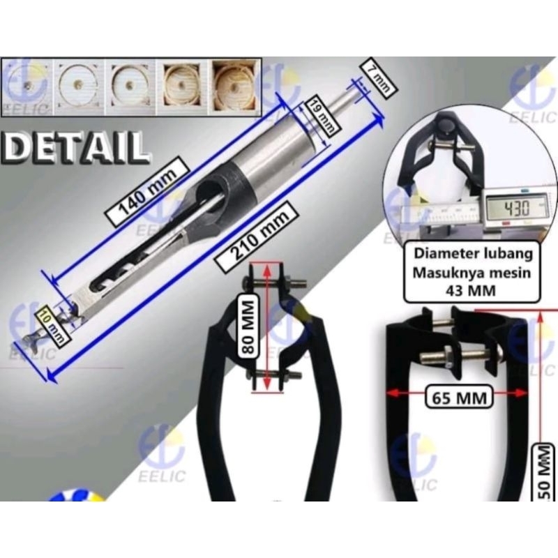 adaptor bor bobok satu set
