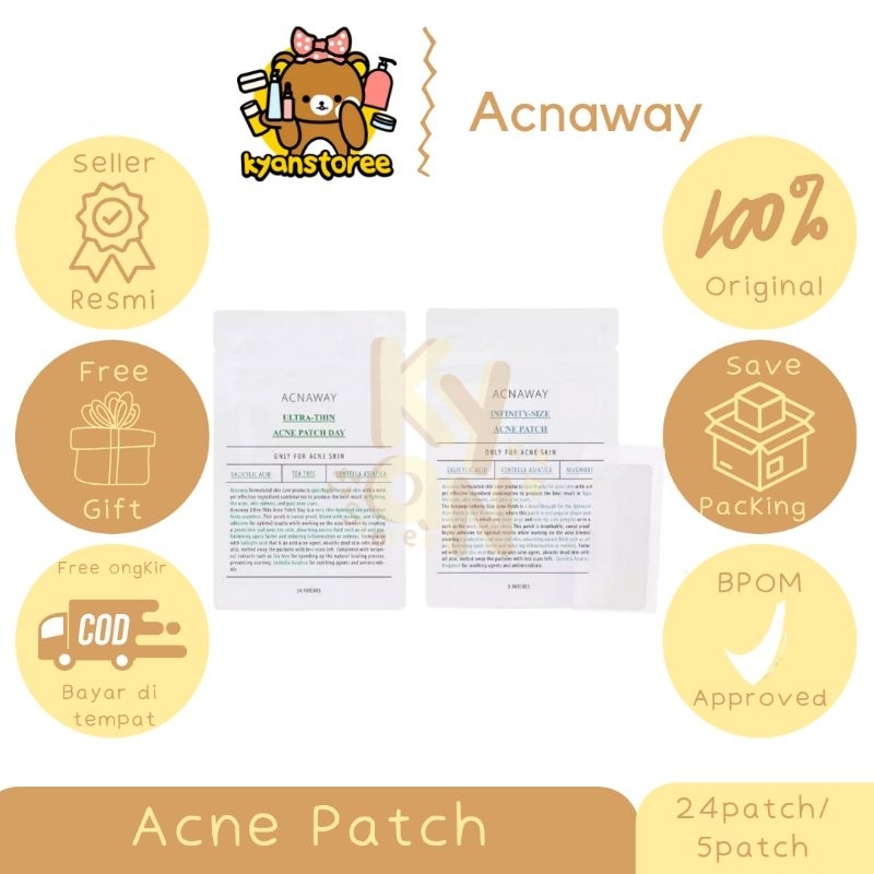 ACNAWAY ULTRA THIN ACNE PATCH / ACNAWAY INFINITY SIZE ACNE PIMPLE PATCH