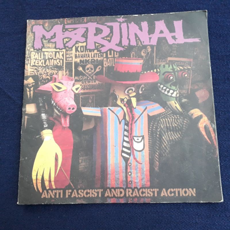 Kaset CD Audio untuk KolPri Artist Marjinal Album 20th Anti Fascist and Racist Action