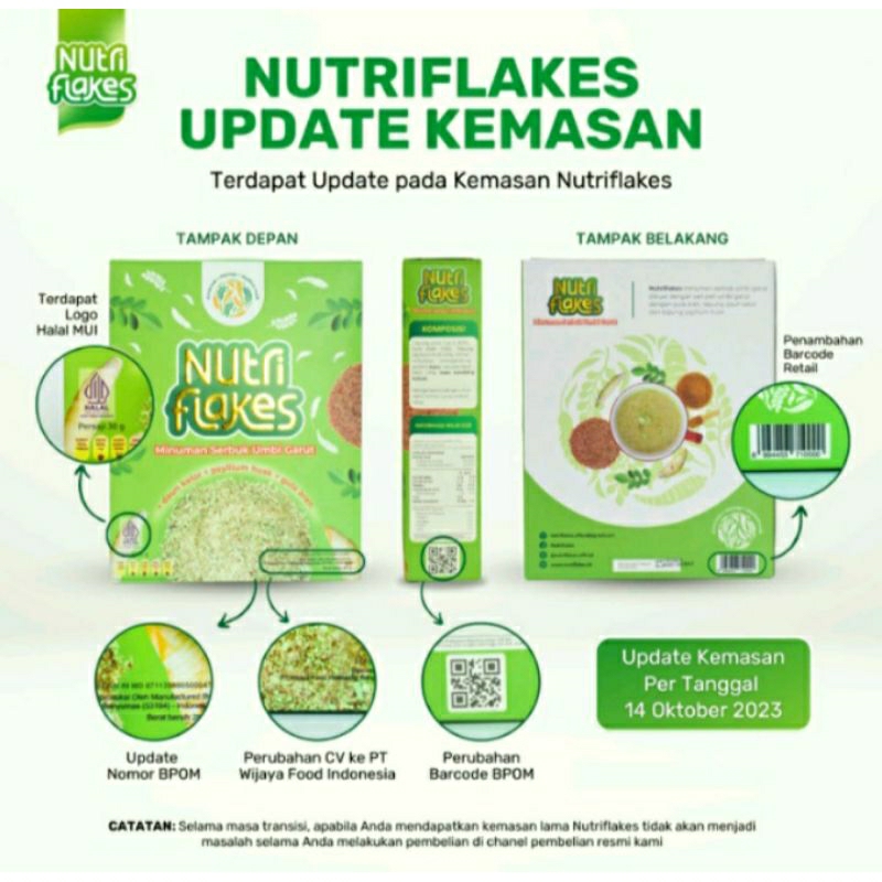 

Nutriflakes - makanan minuman sereal sehat atasi asam lambung sembuh permanen