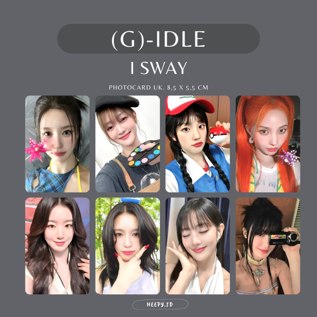 [G-IDLE] UNOFFICIAL PHOTOCARD (G)-IDLE I SWAY