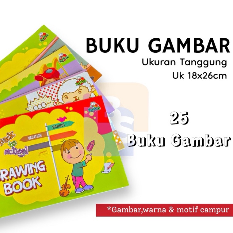 

DODO Buku Gambar Uk 18x26cm isi 8 Lembar 25 Buku KODE C4Z7