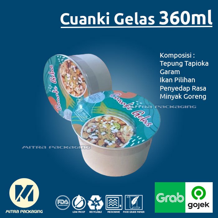 

Cuanki Instan komplit Cuanki Gelas 360ML - 24PCS