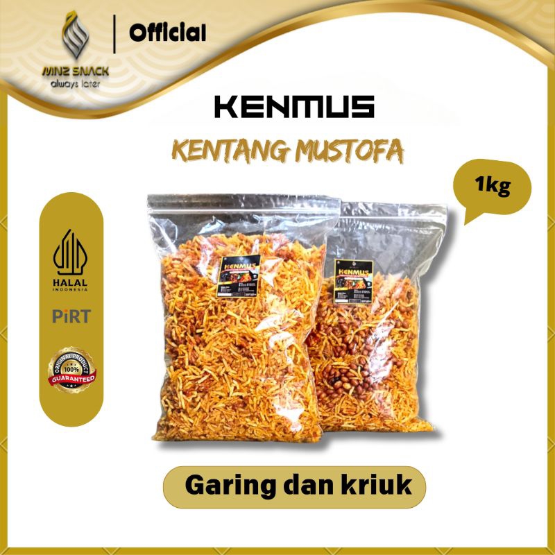 

MNZSNACK (KENMUS) Kentang Mustofa 1kg kering kentang mustofa kripik kentang mustofa pedas manis kentang mustopa